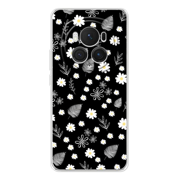 Чохли з тематикою "КВІТИ" на Huawei Honor Magic 7 Lite – цвітіння на чорному