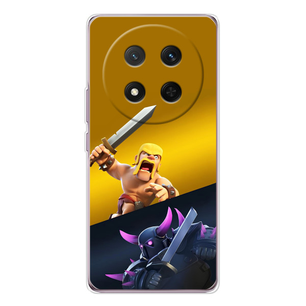 Чехол з героями Клеш Рояль для Huawei Honor Magic 7 Lite – Варвар против Пекка