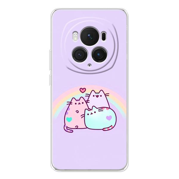 Чохол на Хонор Меджік 7 Про з Котиками (VPrint) – Радужний котик