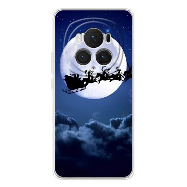 Новогодние Чехлы для Хоно Меджик 7 Про (VPrint) – Санта - луна