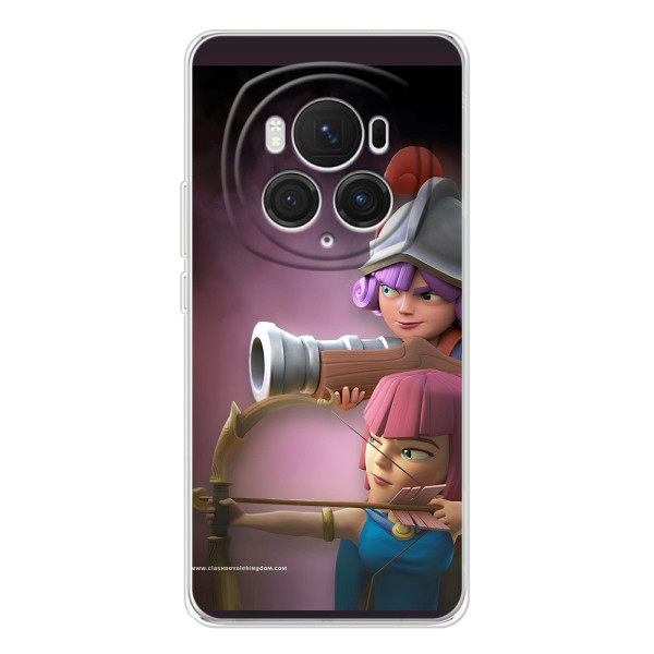 Чехол з героями Клеш Рояль для Huawei Honor Magic 7 Pro – Три мушкетёра