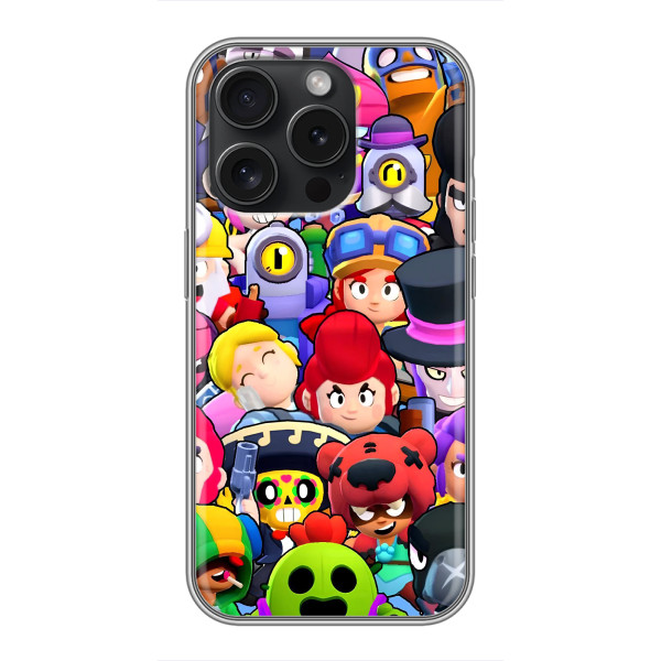Силиконовый Чехол на Huawei Honor Play 60 Plus с картинкой Brawl Stars – Персонажи