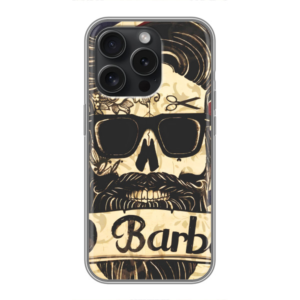 Силиконовый бампер (Работники) на Huawei Honor Play 60 Plus – Барбер шоп