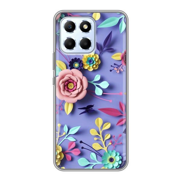 Чехлы с Цветами для Huawei Honor X6 (VPrint) – Цветочный дизайн
