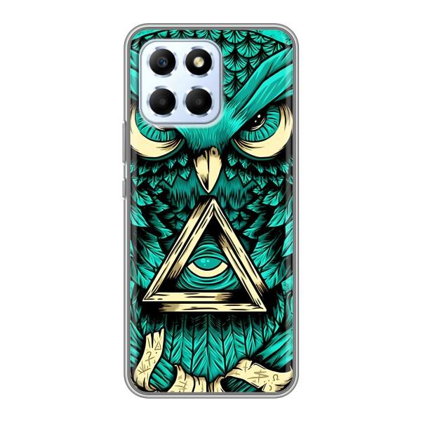 Чохол з пташками на Huawei Honor X6 (VPrint) – Сова з оком