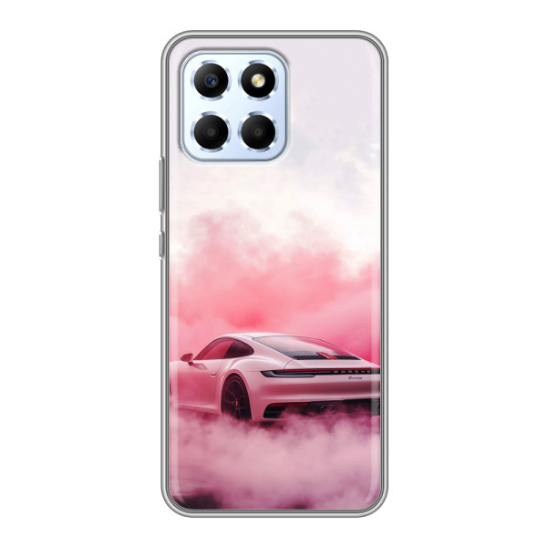 Чохол з авто Порше для Huawei Honor X6 – Рожевий Порше