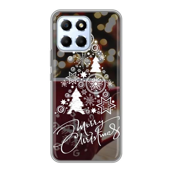 Рождественские Чехлы для Huawei Honor X6 (VPrint) – Елочка узорная