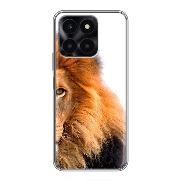 Чехлы с картинками животных Huawei Honor X6a – Лев грива