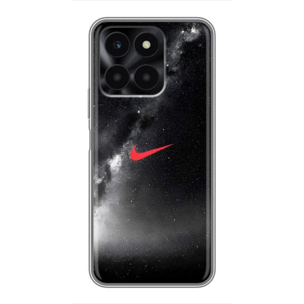 Чехол для Huawei Honor X6a - с принтом Найк (AlphaPrint) – Найк красный