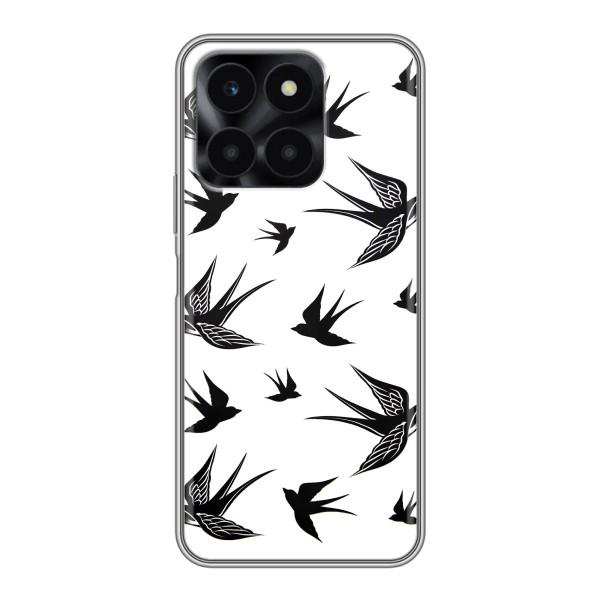Чехол с птицами на Huawei Honor X6a (VPrint) – Ласточки