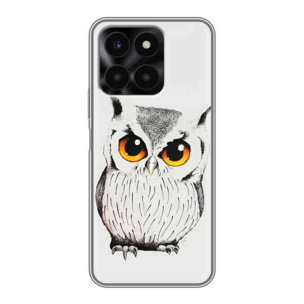Чехол с птицами на Huawei Honor X6a (VPrint) – Милая Сова