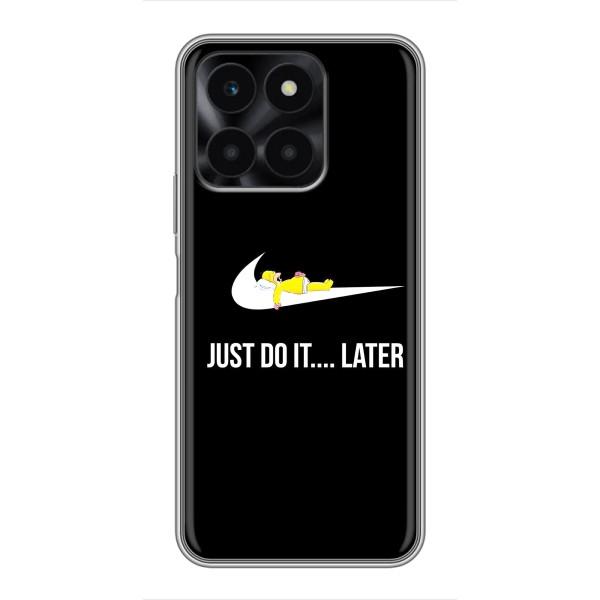 Чехол с логотипом Найк на Huawei Honor X6a – Nike just do it