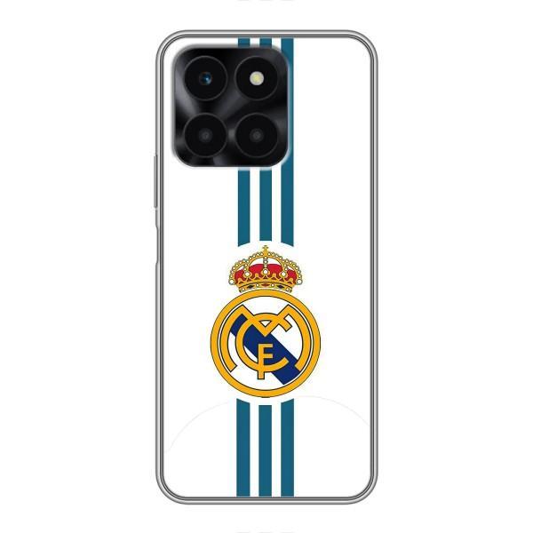 ФК Реал Мадрид чехлы для Huawei Honor X6a (AlphaPrint) – Реал Мадрид на белом