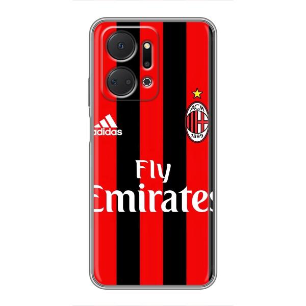 Чехлы для Huawei Honor X7a (VPrint) - Футбольные клубы – Milan