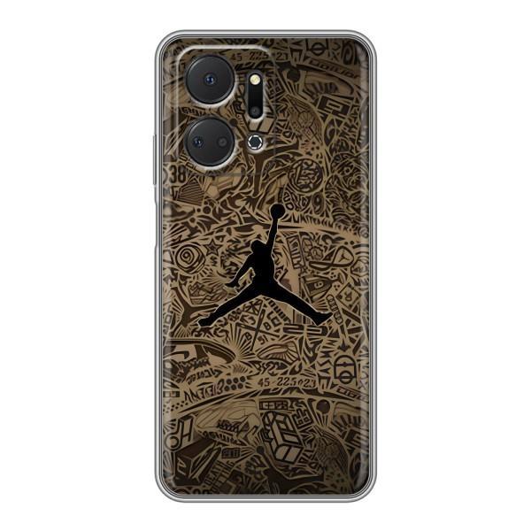 Чехлы для Huawei Honor X7a - с картинкой JORDAN (AlphaPrint) – Logo Jordan