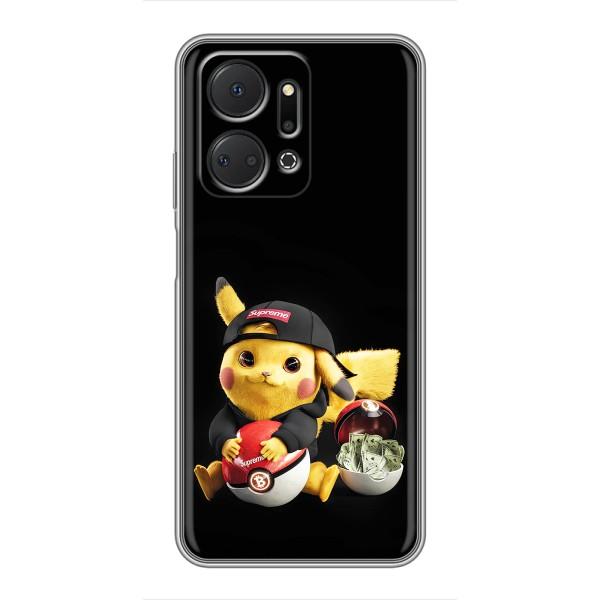 Чехлы с крутыми принтами для Huawei Honor X7a - (PREMIUMPrint) – Пикачу