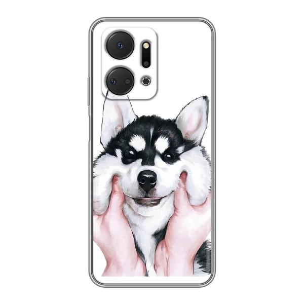 Чехлы с собаками для Huawei Honor X7a (VPrint) – Довольный Хаски