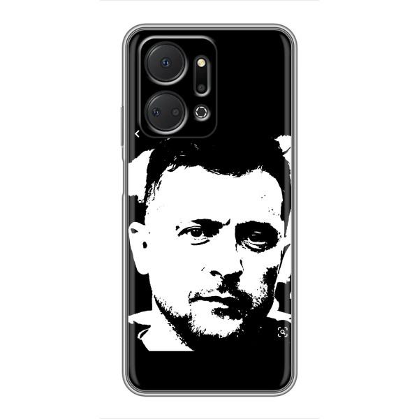 Чехол для Huawei Honor X7a (AlphaPrint - с принтом Зеленского)