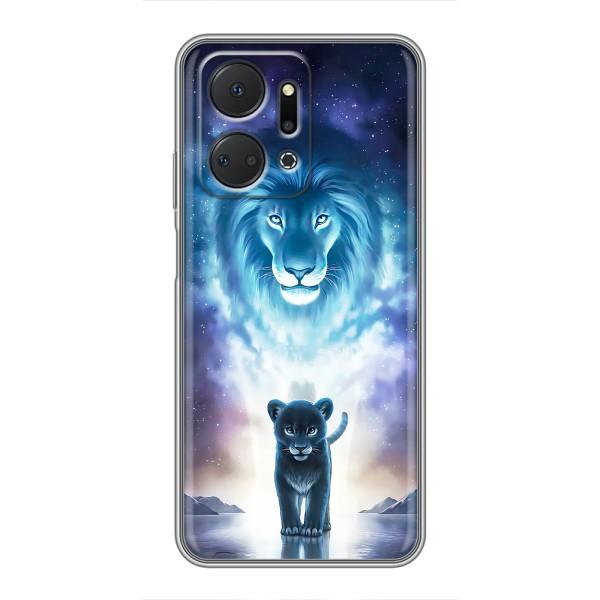 Чехол со Львом для Huawei Honor X7a (VPrint) – Маленький лев