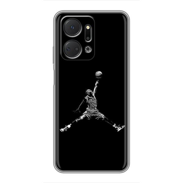 Силиконовый Чехол Nike Air Jordan на Хуавей Хонор X7a – Джордан