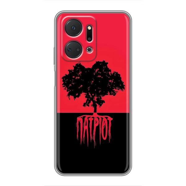 Украинские Чехлы для Huawei Honor X7a с картинкой УПА (AlphaPrint) – Патриот