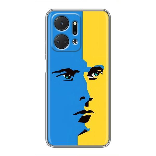 Украинские Чехлы для Huawei Honor X7a с картинкой УПА (AlphaPrint) – Степан Бандера