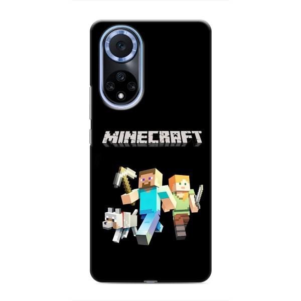 Чехол Майнкрафт на Huawei Honor X7b (AlphaPrint) Minecraft – герои Minecraft