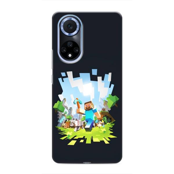 Чехол Майнкрафт на Huawei Honor X7b (AlphaPrint) Minecraft – персонажи Minecraft