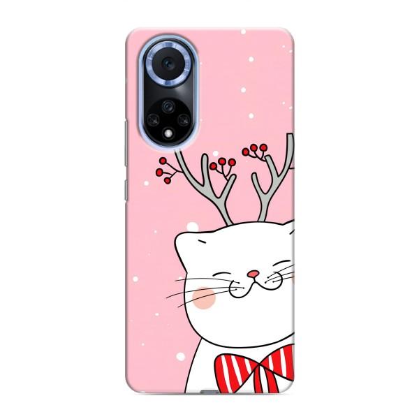 Новорічні Чохли для Хуавей Хонор Х7б (VPrint) – Зимовий кіт