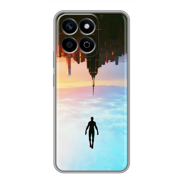 Чехол с человеком пауком для Huawei Honor X7c - (AlphaPrint)