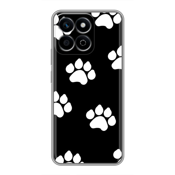 Бампер для Huawei Honor X7c с картинкой "Песики" – Следы собак