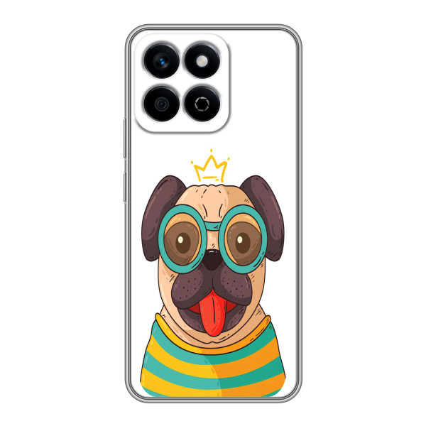 Бампер для Huawei Honor X7c с картинкой "Песики" – Собака Король