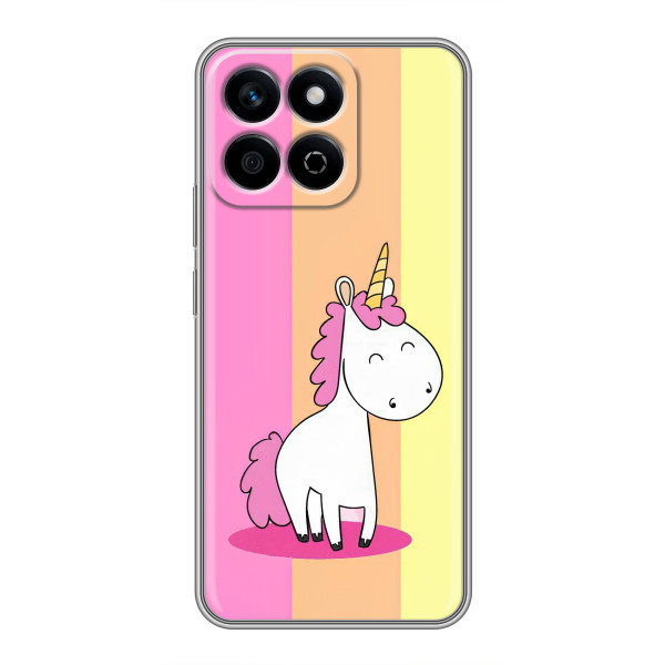 Чехол Unicorn на Huawei Honor X7c – Радужный Единорог
