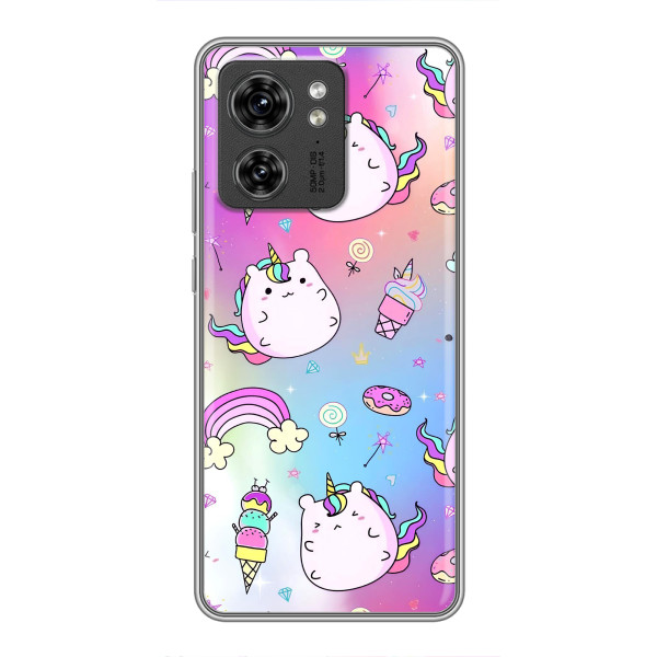 Чехол Unicorn на Huawei Honor X8 5G – Радуга и Единорог
