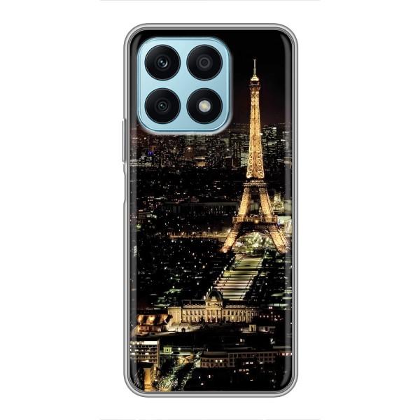 Чехол Эйфелева Башня для Huawei Honor X8a - (AlphaPrint) – Ночной Париж