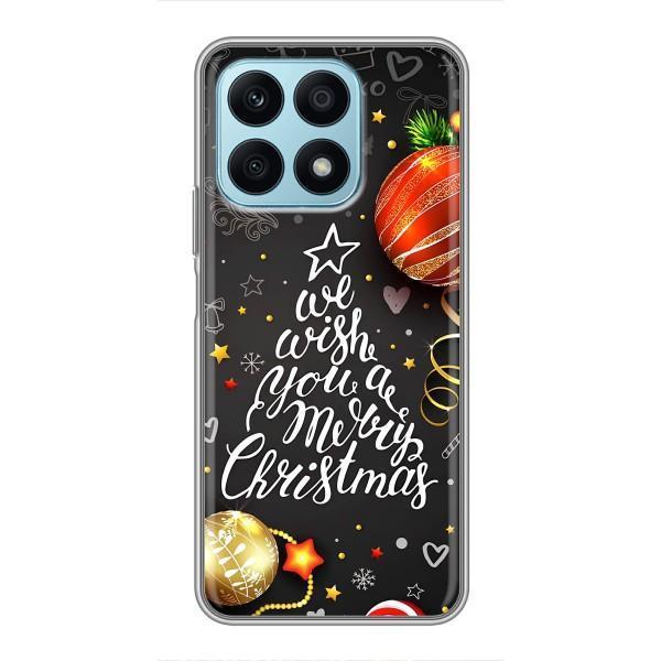 Рождественские Чехлы для Huawei Honor X8a (VPrint) – Елочка