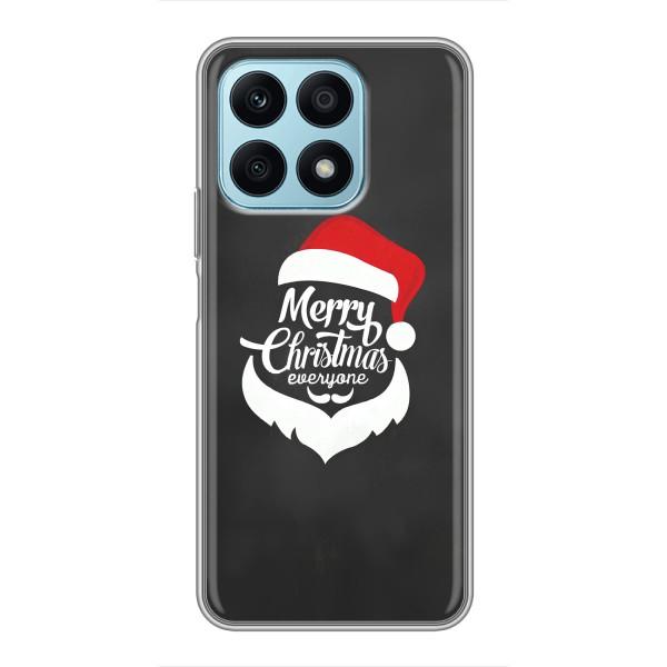 Рождественские Чехлы для Huawei Honor X8a (VPrint) – Санта Крисмас