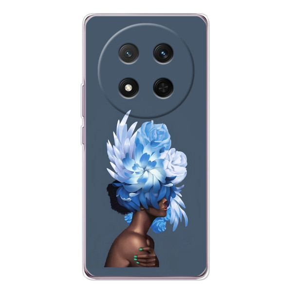 Чехлы (ART) Цветы на Huawei Honor X9c (VPrint) – Цветы на голове