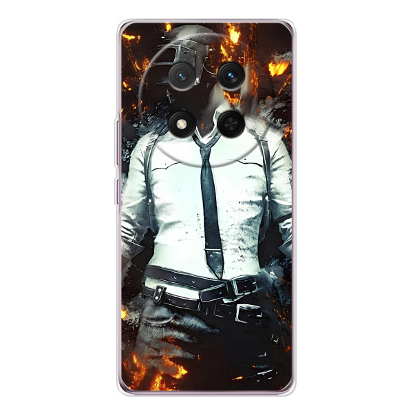 Силиконовый чехол с картинкой "Герой Pubg" на Huawei Honor X9c – Man Пубг