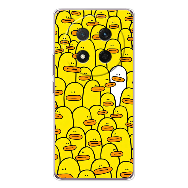 Чехол с принтом для Хонор X9с - (Прикольные) (AlphaPrint) – Белая уточка