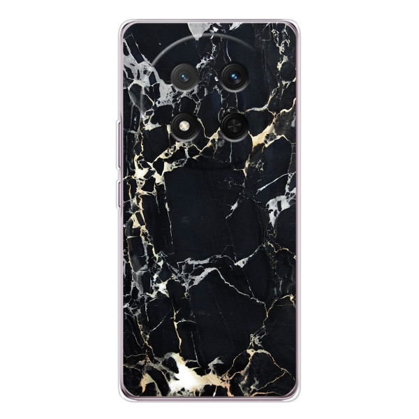 Чехол с текстурой Мрамора на Хuawei Понор Х9с – Чёрный мрамор