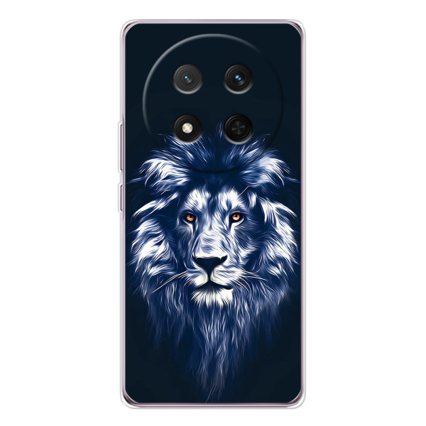 Чохол з картинкою ЛЕВ для Huawei Honor X9c (VPrint) – Синій Лев