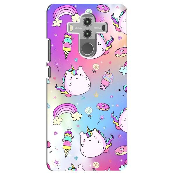 Чехол Unicorn на Huawei Mate 10 Pro – Радуга и Единорог