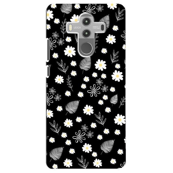 Чохли з тематикою "КВІТИ" на Huawei Mate 10 Pro – цвітіння на чорному