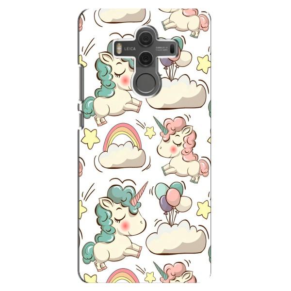 Чехол для Хуавей Мэйт 10 - (Единорожки - Новинки) (AlphaPrint) – Единорожки