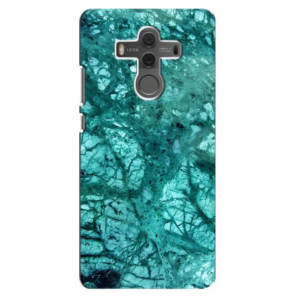 Мраморный чехол на Huawei Mate 10 (VPrint) – Зеленый мрамор