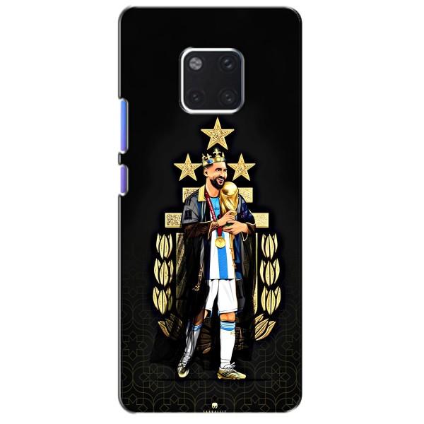 Чехлы для Huawei Mate 20 Pro, LYa-l09, LYA-L29 (Leo чемпион) (AlphaPrint) – Месси Король