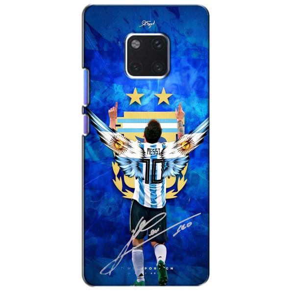 Чехлы для Huawei Mate 20 Pro, LYa-l09, LYA-L29 (Leo чемпион) (AlphaPrint) – Месси сборная