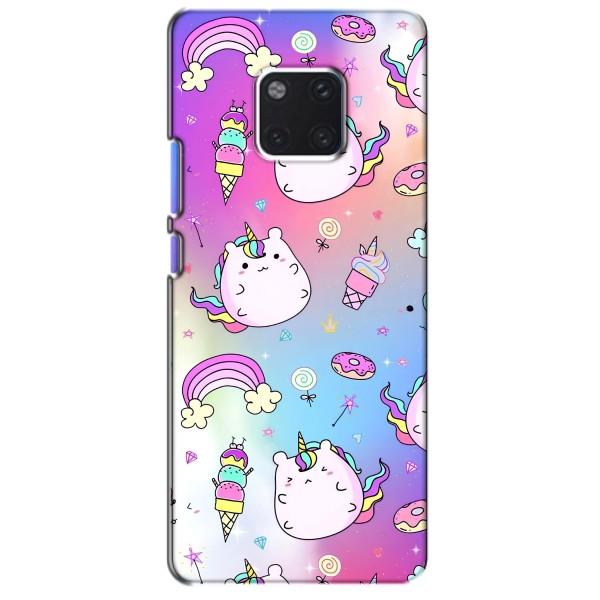 Чехол Unicorn на Huawei Mate 20 Pro, LYa-l09, LYA-L29 – Радуга и Единорог