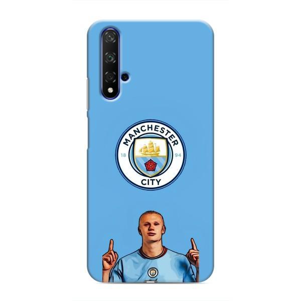 Чехлы с футболистом Ерлинг Холанд для Huawei Nova 5T (AlphaPrint) – Холанд Манчестер Сити